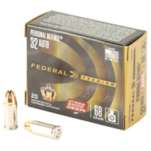 Federal Hydra-Shok Deep .32 Auto 68 gr JHP 20rd box