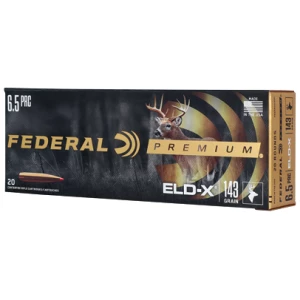 Federal Premium ELD-X 6.5 PRC 143 gr ammunition - 20 round box