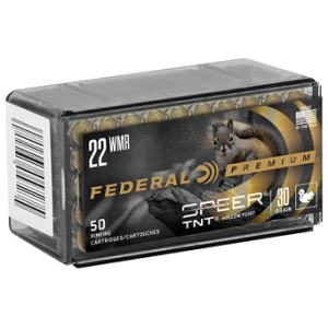 Federal Premium V-Shok Varmint & Predator .22 WMR 30 gr Speer TNT 50rd box