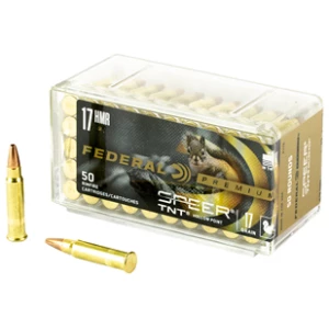 Federal Premium V-Shok Speer TNT 17 gr Jacketed Hollow Point 50-round box