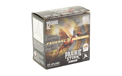 Federal Premium Prairie Storm FS 12ga 2-3/4in 1-1/4oz #6 lead shotshells 25 count box