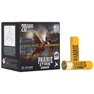 Federal Premium Prairie Storm FS Lead 20ga #6 shot 25-count box