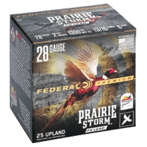Federal Premium Prairie Storm FS 28ga 2.75 in #6 shot 25rd box