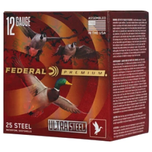Federal Premium Ultra Steel 12ga 3in BB 1-1-4 oz shotshell 25rd box