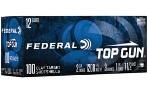 Federal Top Gun 12ga 2.75in 1-1/8oz #7.5 box of 100 shotshells