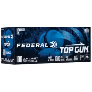 Federal Top Gun 12ga 2.75in 1 1/8oz #8 shot 100ct box