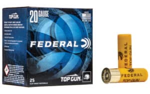 Federal Top Gun 20 ga 2.75 in 7/8 oz #8 lead shot 25-round box