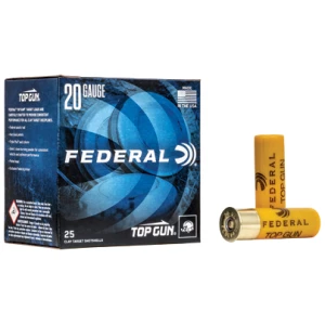 Federal Top Gun 20 gauge 2-3/4 inch 7/8 oz #9 shot 25rd box