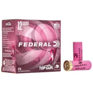 Federal Top Gun Pink Edition 12ga 2.75in 1-1/8 oz #8 shot 25-round box