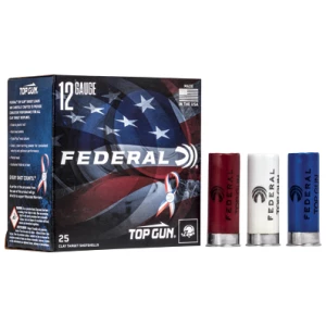Federal Top Gun Red White Blue 12GA 2.75in 1-1/8oz #8 shot 25 count box