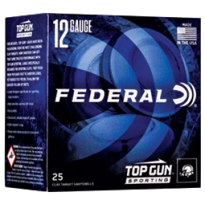 Federal Top Gun 12ga 2.75 in 1 oz #7.5 shot shells 25 count box