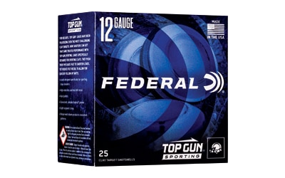 Federal Top Gun 12ga 2.75 in 1 oz #7.5 shot shells 25 count box