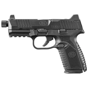 FN 509M Midsize Tactical 9mm pistol, black, 4.5 in threaded barrel, optics-ready with included magazines