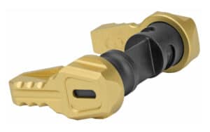 Fortis SLS Fifty ambidextrous safety selector in gold
