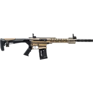 GForce GF25 12GA 18.5 Cerakote bronze semi-automatic shotgun with folding sights