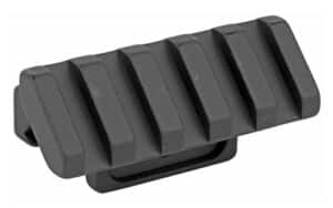 GG&G 45 degree offset mount for Picatinny rail, black, 5-slot