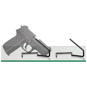 Gun Storage Solutions KIKSTANDS 10-pack steel single pistol display stands, black