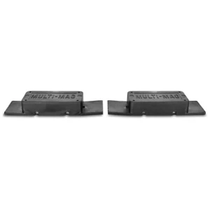 Gun Storage Solutions GSS rubber-coated handgun magnets 2-pack in black matte finish