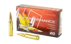 Hornady Superformance .308 Win 165 gr SST rifle ammo - 20 rounds per box, brass cases