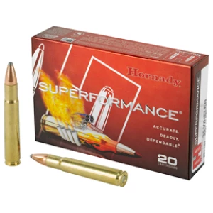 Hornady Superformance .35 Whelen 200 gr InterLock soft-point ammunition box, 20 rounds