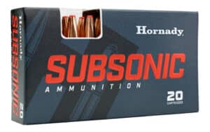 Hornady Subsonic .350 Legend 250 gr Sub-X 20-count box of ammunition