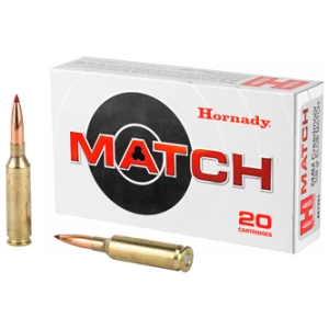 Hornady Match 6mm Creedmoor 108 gr ELD Match ammunition 20rd box
