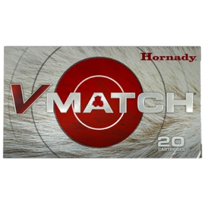 Hornady V-Match 25 Creedmoor 95 gr ELD-VT box, 20 rounds per box