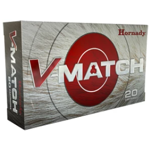 Hornady V-Match .224 Valkyrie 62gr ELD-VT 20rd box brass-cased ammunition