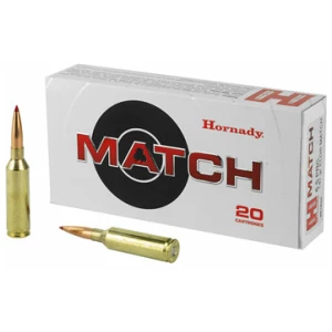 Hornady Match 6.5 PRC 147 gr ELD Match ammunition box, 20 rounds