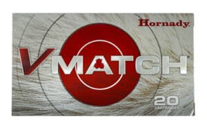 Hornady V-Match .300 PRC 174 gr ELD-VT 20 round box, brass-cased ammunition