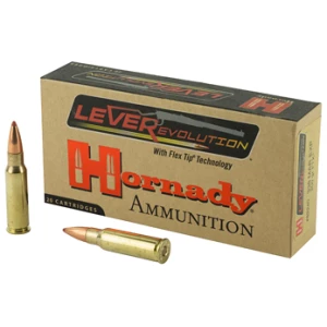 Hornady LEVERevolution .338 Marlin Express 200 gr FTX 20rd box ammunition