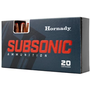 Hornady Subsonic .338 ARC 307gr Sub-X 20 round box packaging