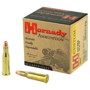 Hornady Custom .218 Bee 45 gr rifle ammunition 25-round box