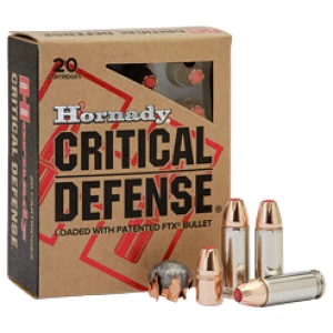 Hornady Critical Defense .30 Super Carry 100 gr FTX 20 rounds box