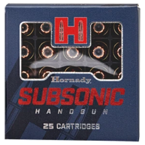 Hornady Subsonic 9mm 147 gr XTP ammunition 25rd box