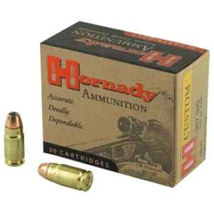 Hornady Custom .357 Sig 147 gr XTP JHP 20rd box ammunition