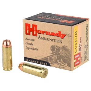 Hornady Custom .50 AE 300 gr XTP hollow point 20-count box with brass cases