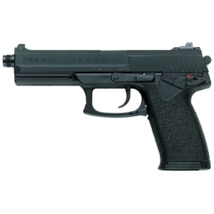H&K Mark 23 V1 .45 ACP pistol with 5.87 in threaded barrel and black polymer frame
