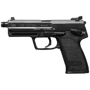 Heckler & Koch USP9 Tactical V1 9mm pistol with 4.86in threaded barrel and adjustable sights