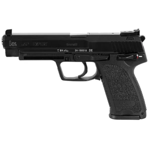 HK USP9 Expert V1 9mm 5.2-inch DA/SA pistol, black polymer frame