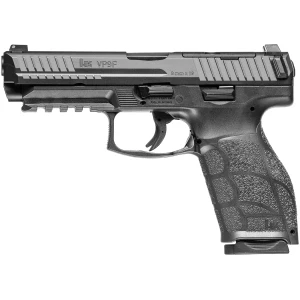 Heckler & Koch VP9A1 F full-size 9mm handgun, black, optics-ready