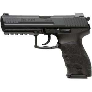 Heckler & Koch P30L V3 9mm long slide pistol, black polymer frame, 4.45in barrel