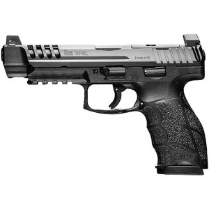 Heckler & Koch VP9L OR 9mm optics-ready pistol with 5-inch barrel, black finish