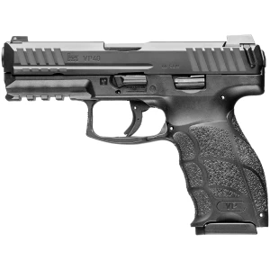 H&K VP40 .40 S&W 4.09in pistol with black Cerakote slide and black polymer frame
