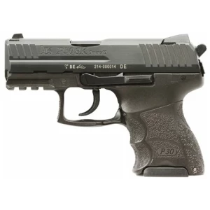 Heckler & Koch P30SK V3 9mm subcompact pistol, 3.27-inch barrel, black finish