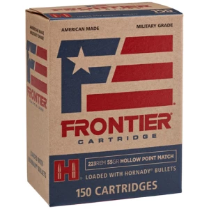 Hornady Frontier .223 Rem 55 gr Hollow Point Match 150-round box