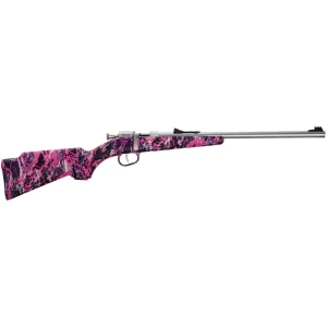 Henry Mini Bolt G2 youth bolt-action rifle .22 S/L/LR 16.25 inch stainless barrel Muddy Girl camo