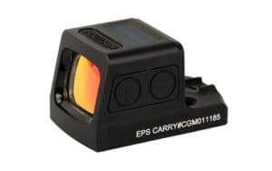 Holosun EPS Carry GR MRS enclosed pistol sight, green MRS reticle, black matte