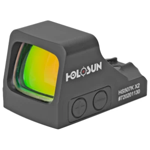 Holosun HS507K X2 compact reflex red dot sight, black, 2 MOA dot with 32 MOA circle