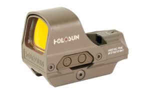 Holosun HS510C FDE open reflex sight, 1x red dot, Flat Dark Earth